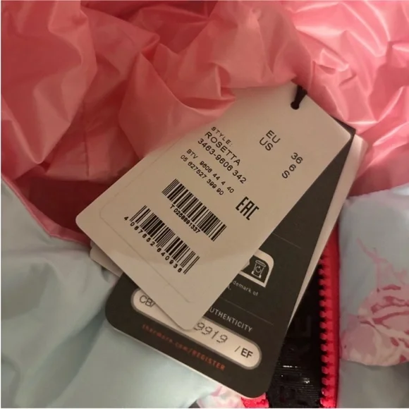 LoveShackFancy X Bogner Full Ski Outfit Coat Pants Blue Pink S - Picture 8 of 11